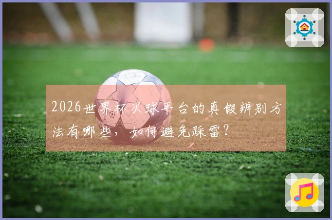 2026世界杯买球平台的真假辨别方法有哪些，如何避免踩雷？
