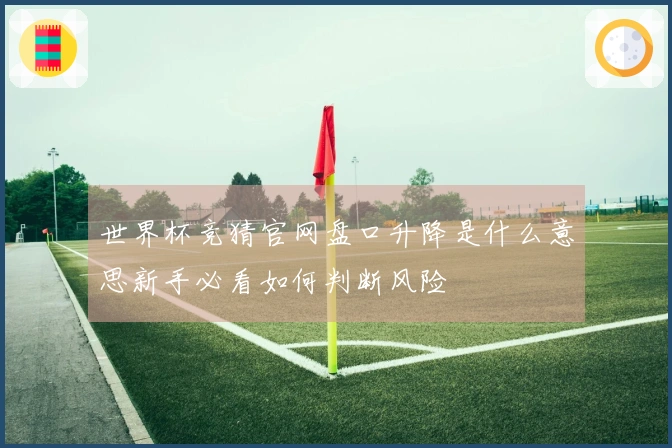 世界杯竞猜官网盘口升降是什么意思新手必看如何判断风险
