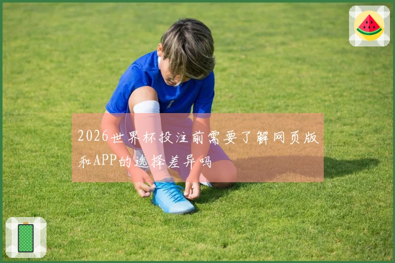 2026世界杯投注前需要了解网页版和APP的选择差异吗